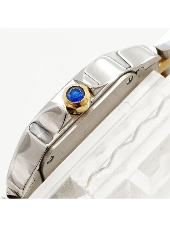 Cartier Santos SM White Dial Watch main image 9